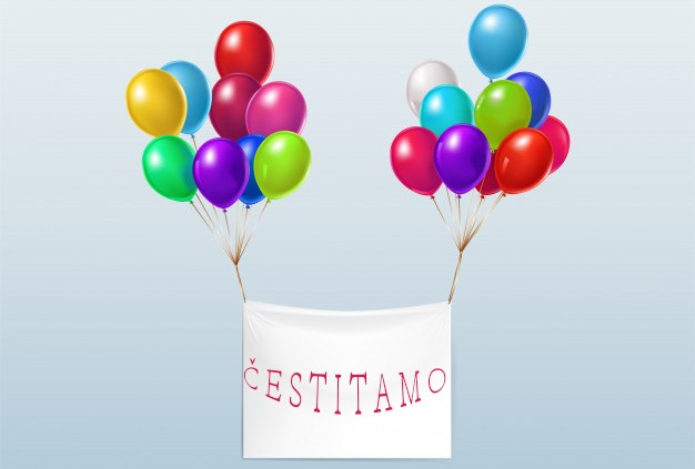 blank-textile-banner-flying-with-colorful-glossy-balloons_1441-1605