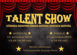 Plakat Talent Show 2019