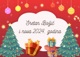 sretan Božić i nova 2024. godi’na