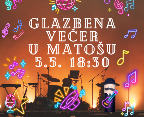glazbena večer (50 x 50 mm)